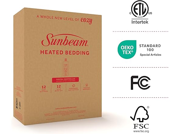 Sunbeam Royal Ultra Heated Blanket Full