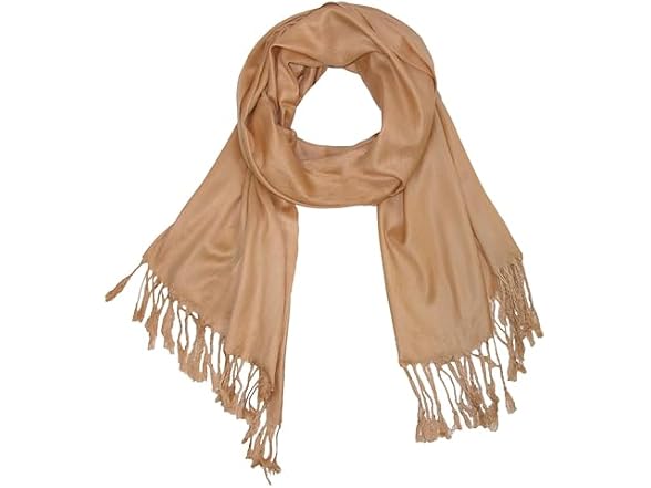 CTM Women (OS) Classic Pashmina Style Shawl Wraps