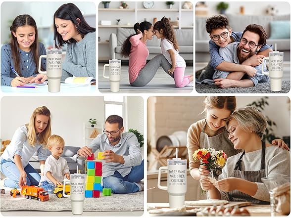AXIARA Gifts for Mom Tumbler with Straw