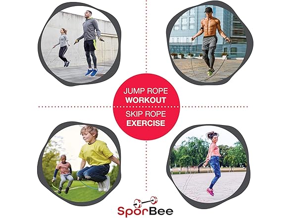 Jump Rope w/ Ball Bearings 2-Pack