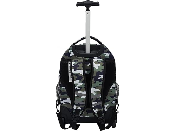 Travelers Club 18" Camo Rolling Backpack