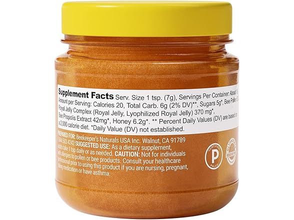 Beekeeper's Superfood Honey, 4.4oz