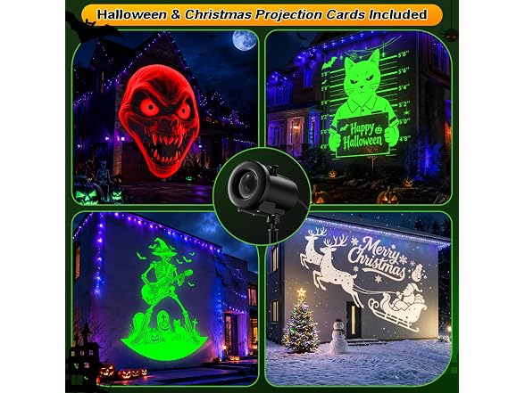 Nagudenfo 12-in-1 Halloween Projector