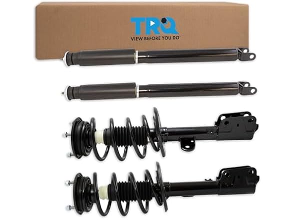 TRQ Front and Rear Complete Strut Assembly
