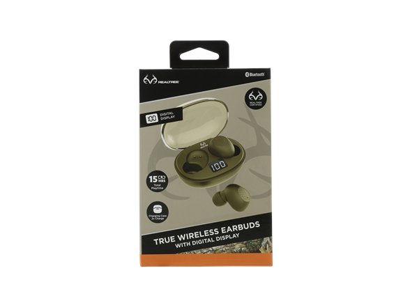 TWS Earbphones w/ Display Charging Case