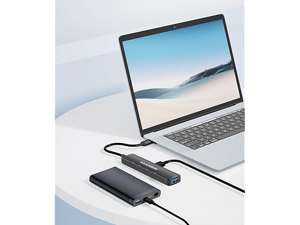 MOBKAJUI 5-Port USB-C 3.0 Hub