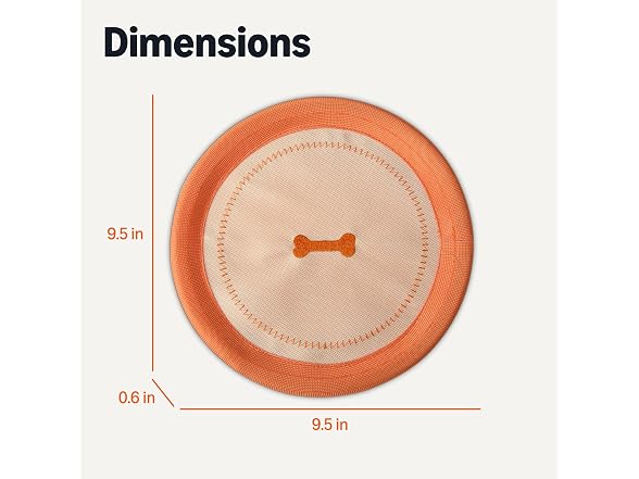 Amazon Basics Amazon Basics Dog Flying Disc, 9.53 Inch