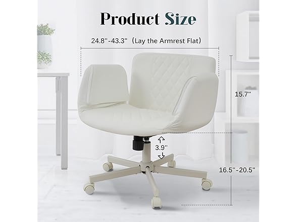Azaeahom Wide Office Chair