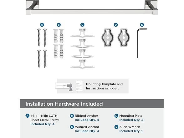 Amerock Appoint 18" Chrome Towel Bar