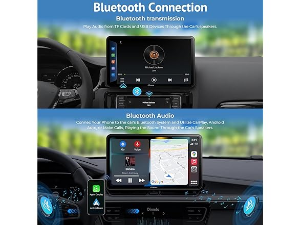 7" CarPlay Screen w/ Android 12 System