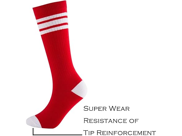 NEVSNEV Knee  Tube Socks 3 Pair 10-15 Years