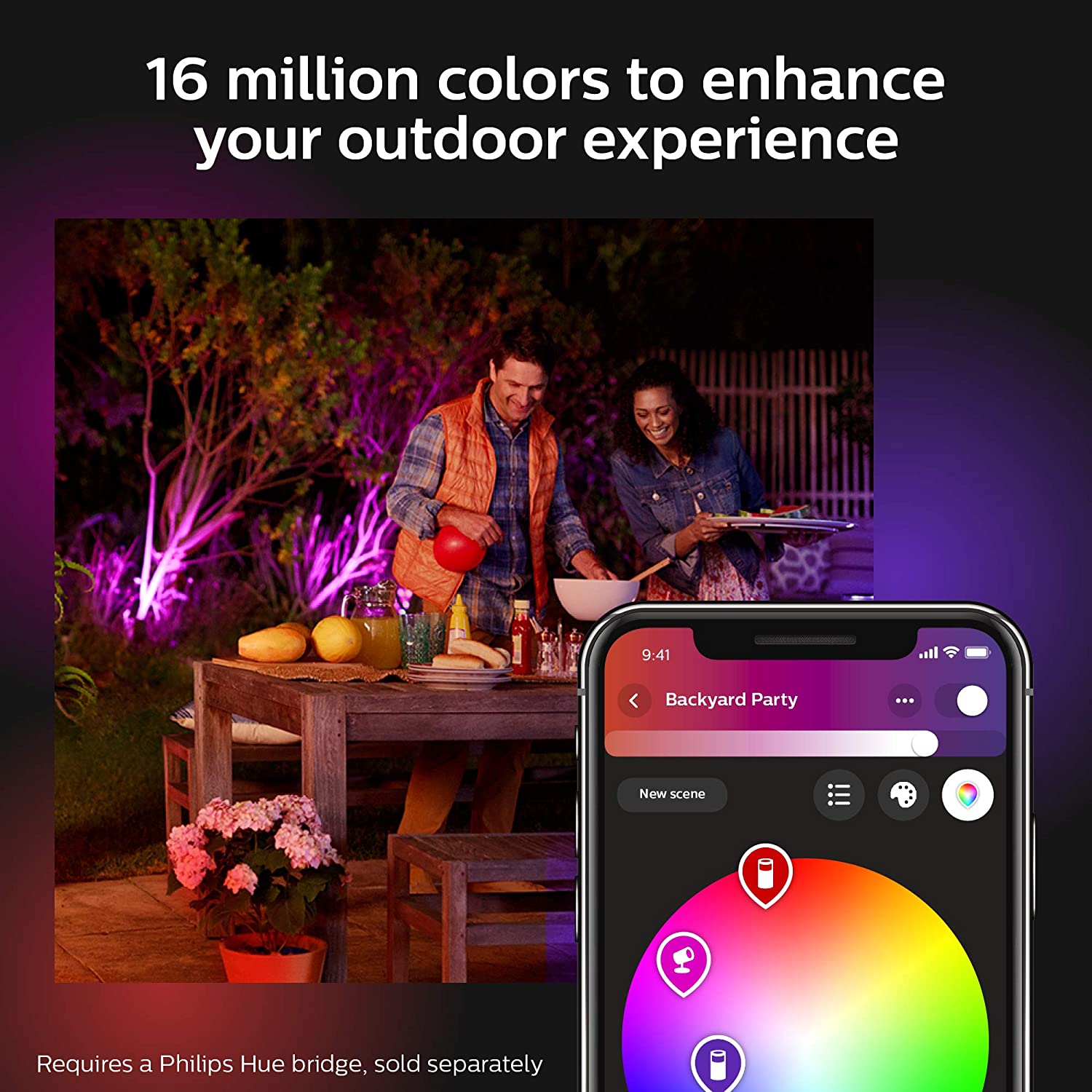 Philips Hue Discover Outdoor Smart Floodlight - Gallery 15