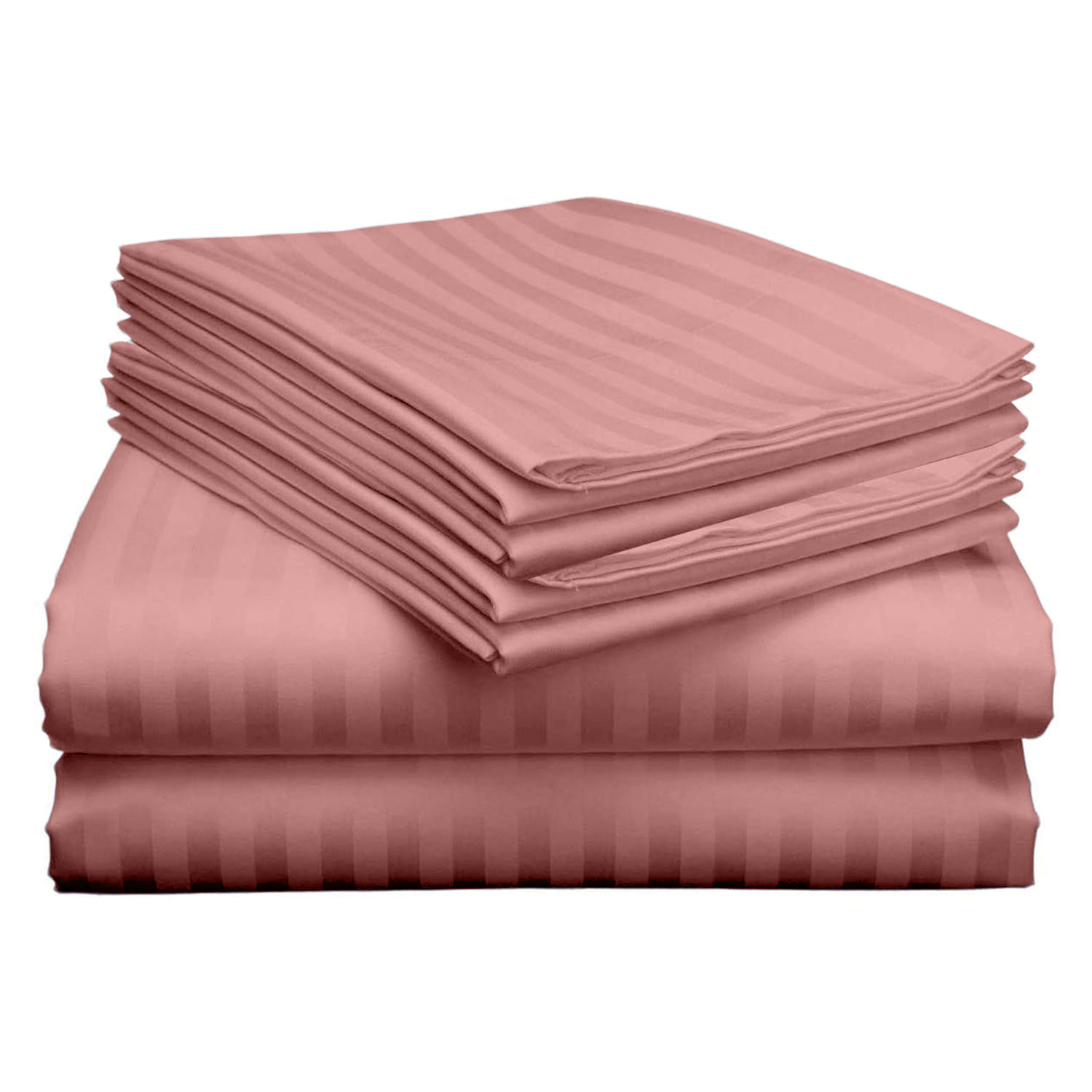 4-Piece Dobby Stripe Bed Sheet Set - Gallery 27