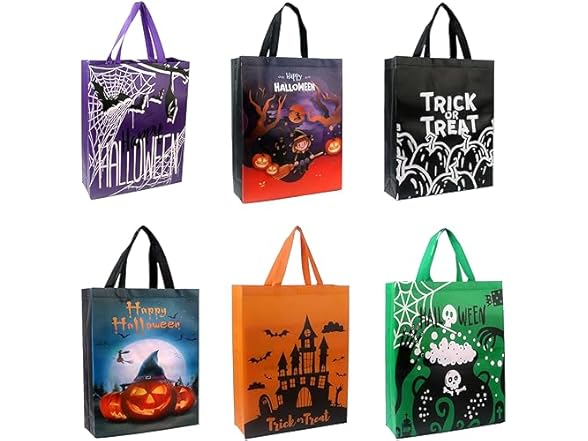 Trick or Treat Bags Halloween Tote Bags
