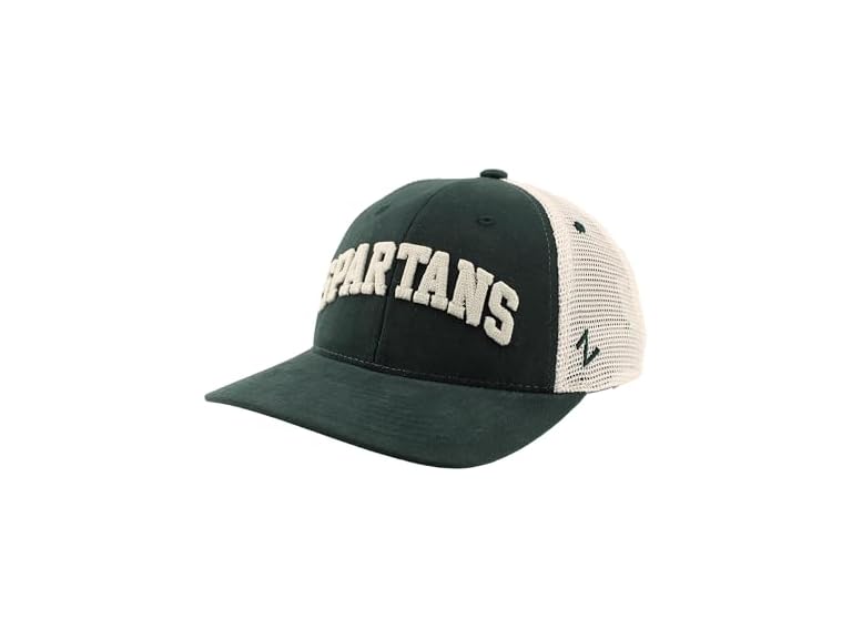 ZHATS Standard NCAA Officially Licensed Hat Snapback Harvest Curvature, Team Color, One Size
