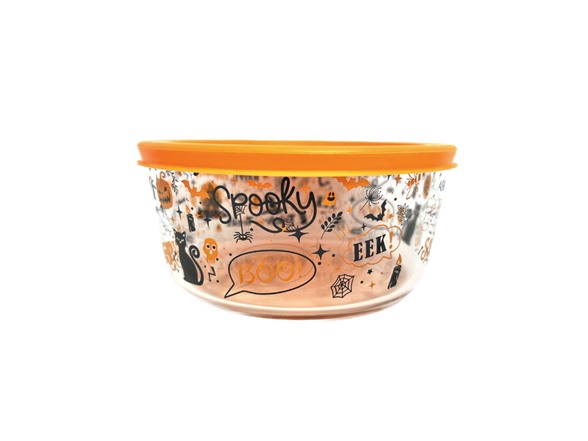 Halloween Glass Food Storage Set 8-Piece