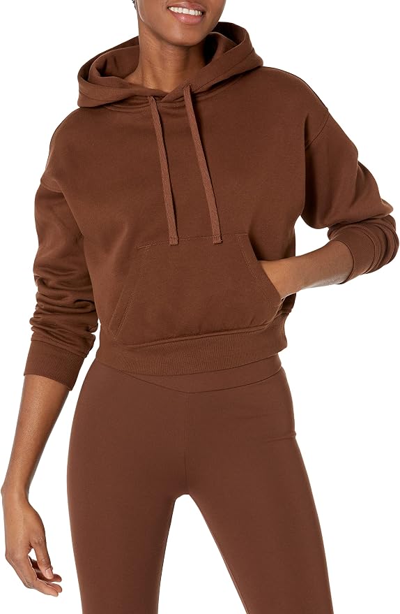 Amazon Essentials Women Cropped Hoodie Sweatshirt - Gallery 16