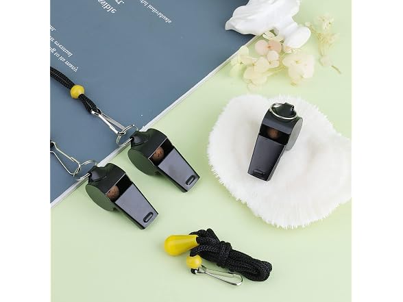 SAVITA 3pcs Stainless Steel Whistles Activities