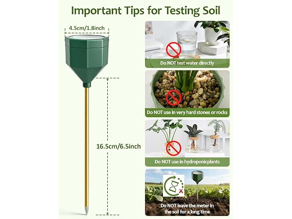 Jxikatx GAR-78 (2 Pack) Soil Moisture Meter