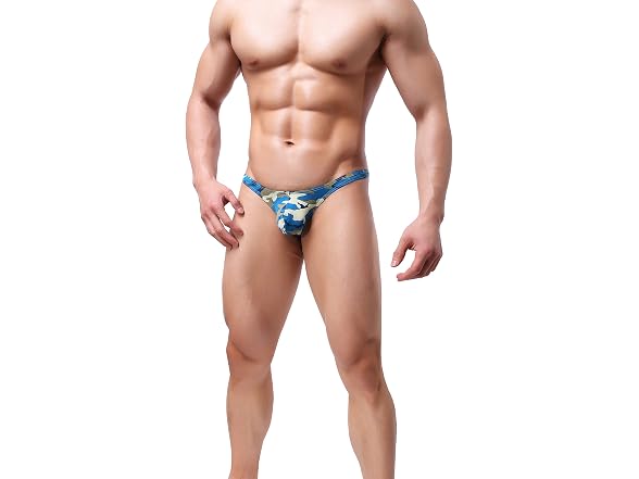 Tesoon Men (L) Sexy Thong Underwear Low Briefs