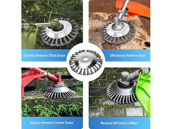 Darohz 8in Weed Brush Cutter Trimmer