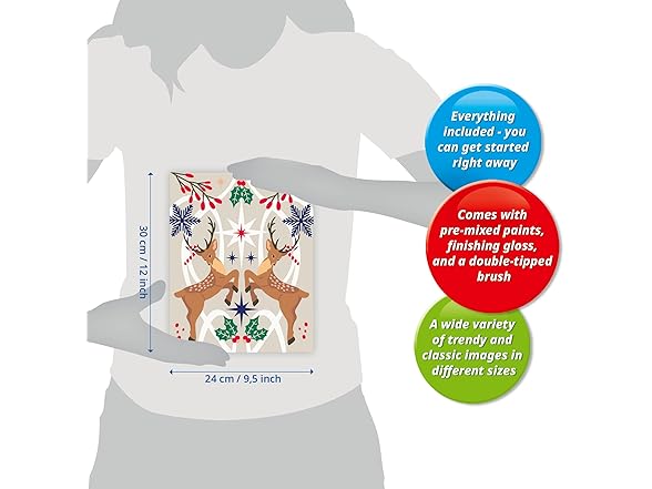 Ravensburger CreArt Christmas Paint by Numbers Kit