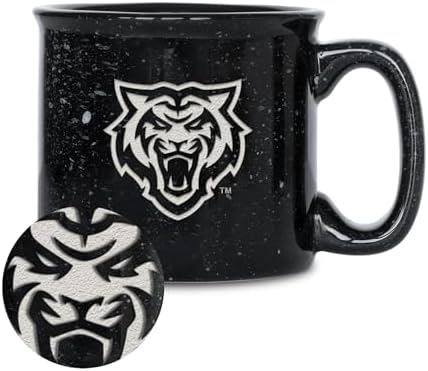 Rico Industries NCAA Idaho State Bengals Speckle 12oz Laser Engraved Campfire Mug