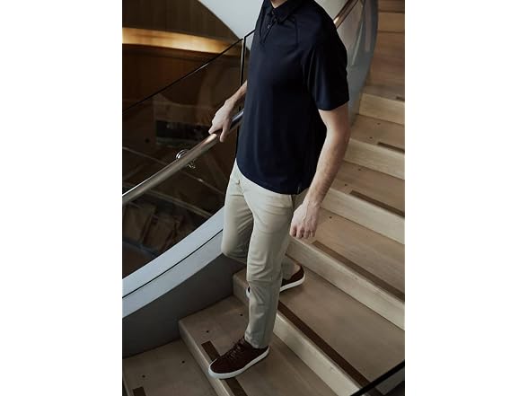 Rhone Men's Slim Commuter Pants, Black,