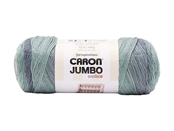 Caron Yarn Jumbo Print OMB WHTE Water