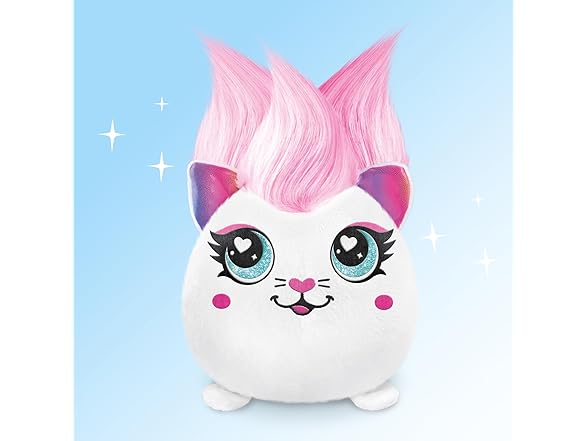 Canal Toys Airbrush Plush Hair’iffic Squishy Kitty