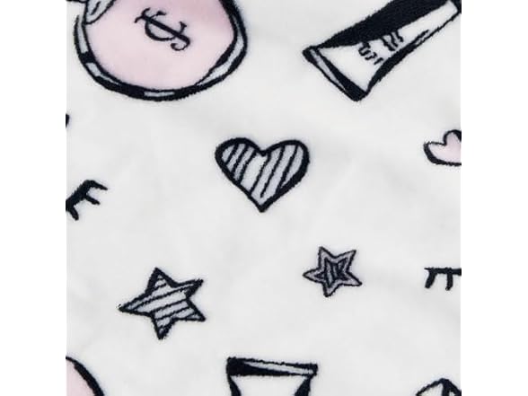 Juicy Couture Kids 50x70" Plush Throw Pink