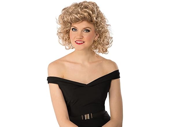 Rubies Grease Sandy Olsson Bad Sandy Wig