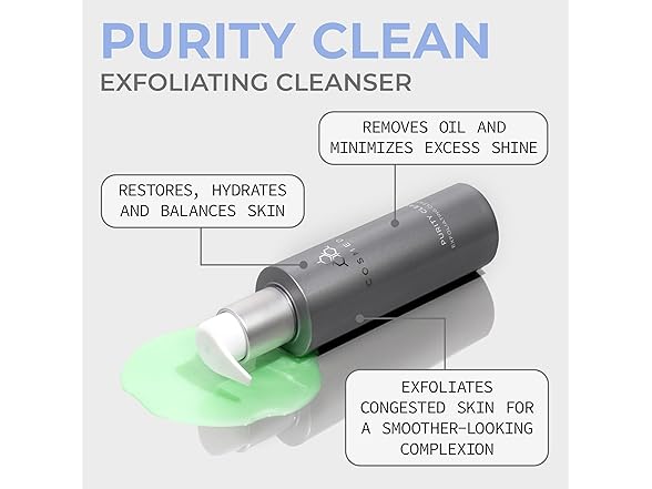 CosMedix Purity Clean Exfoliating Cleanser, 5 oz