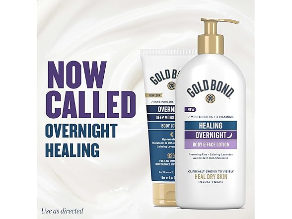Gold Bond Overnight Body & Face Lotion 13oz - Gallery 2