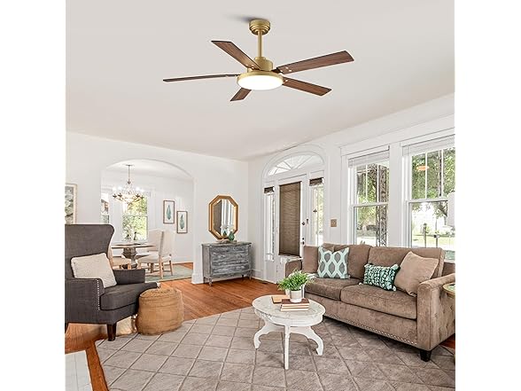 Parrot Uncle Ceiling Fan w/ Light & Remote, 52 Inch