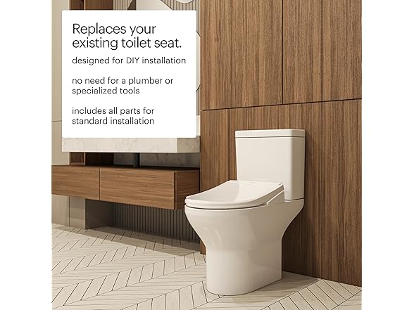 Brondell Thinline T44-EW Swash Electric Bidet