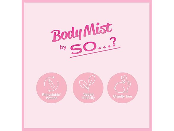 Vanilla Body Mist by So...? - Sweet Floral Lily, Jasmine Notes