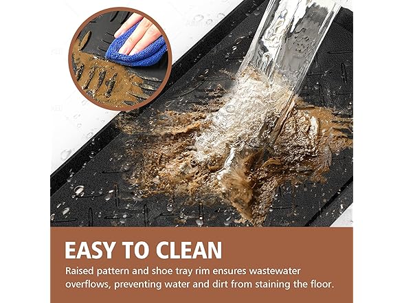 UltraLegend Natural Rubber Shoe Mat Tray