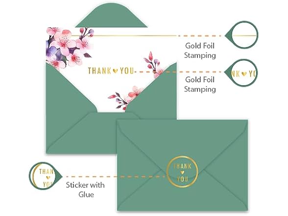 MARBOL Stores Thank You Cards Set