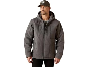 $39.99, Was $134.95, 70% Off! ARIAT Unisex Crius Hooded Insulated Jacket dealfomo
