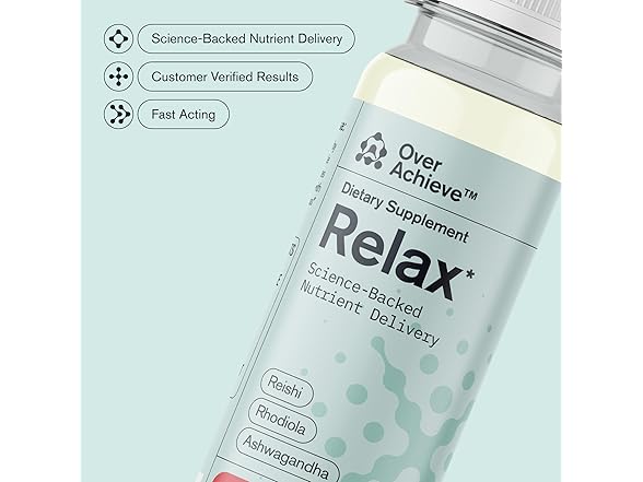 OVERACHIEVE Relax Drink for Relaxation & Stress Relief