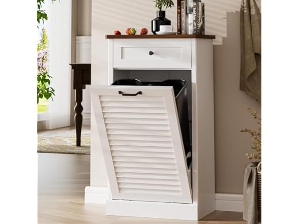 Louvered Door-White
