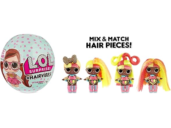 L.O.L. Surprise! Surprise! Hairvibes Dolls
