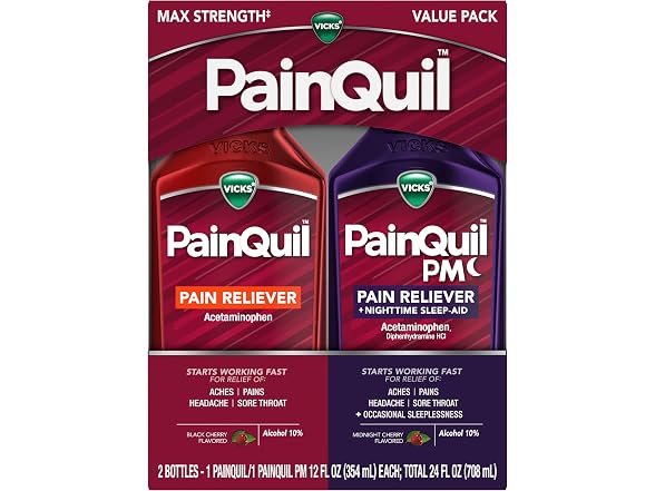 Vicks PainQuil and PainQuil PM Pain Relief Liquid