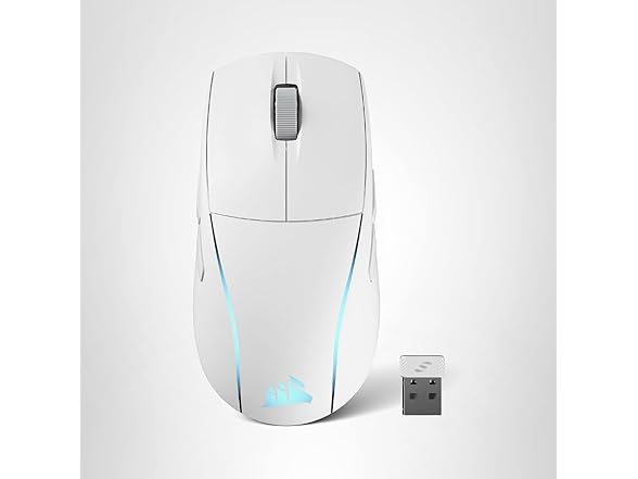 Corsair M75 Wireless RGB Gaming Mouse, White