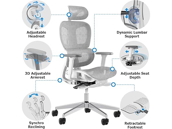 PatioMage Ergonomic Office Chair