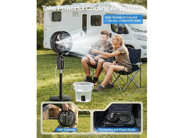 Ausic Outdoor Misting Fan