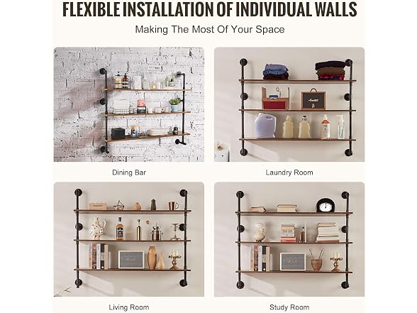 VEVOR Industrial Pipe Shelf