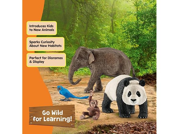 Schleich Wild Life - 25 PC Wild Animal Playset