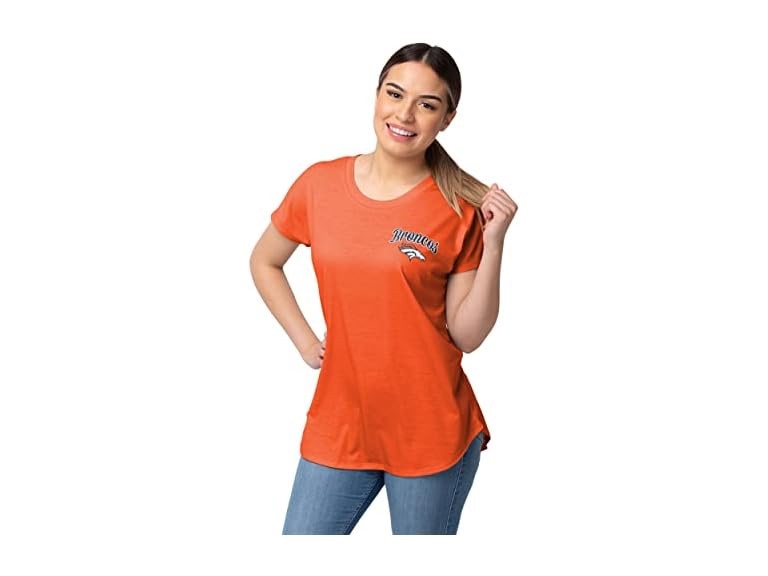 BRONCOS Womens Script Tunic Top (XXL)